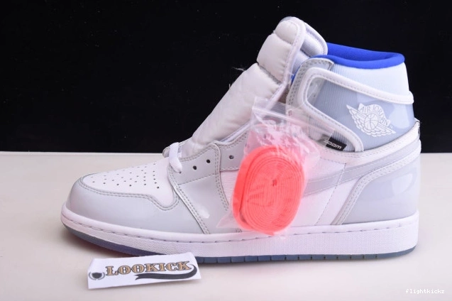 1 CK6637-104 Blue Jordan Air White Zoom Racer High Retro 1028